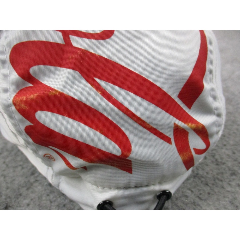 KITH Hat Cap Strap Back Mens White Red Coca Cola Mitchell Ness Panel Nylon - Picture 11 of 16